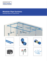MODULAR SOLUTIONS MOD PIPE CATALOG QUICK PIPE SYSTEMS FOR COMPRESSED AIR